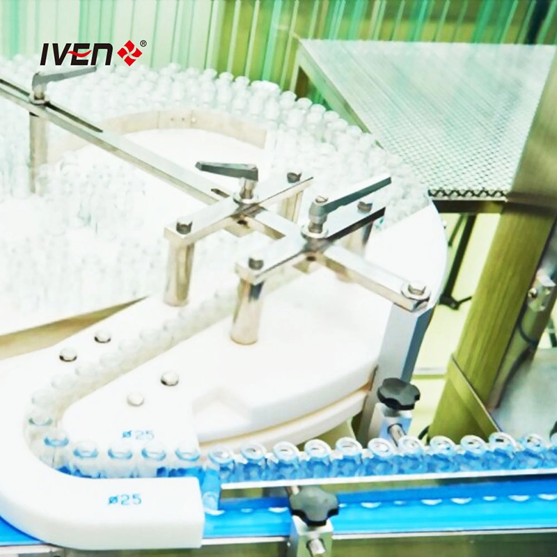 Automatic Pharmaceutical Glass Vial Liquid Powder Filling Sealing and Capping Machine